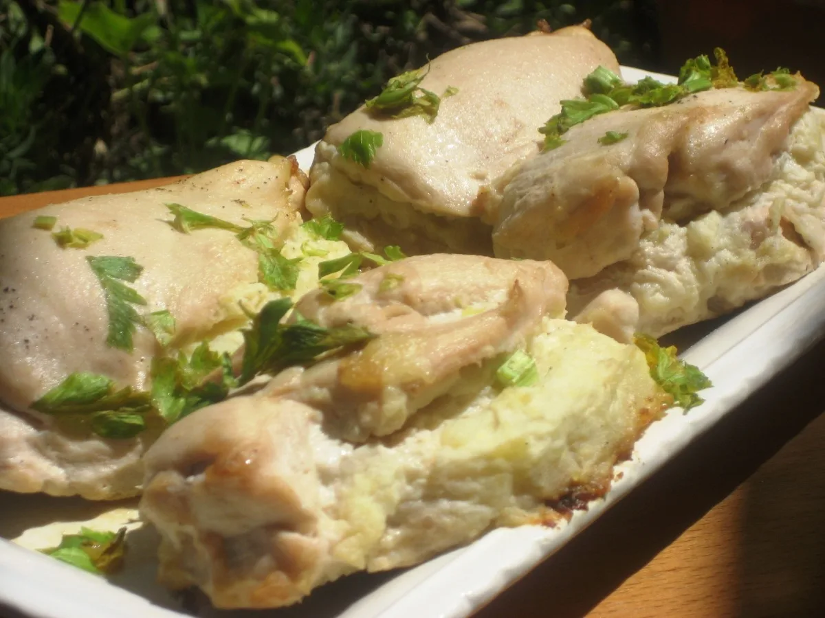 Mashed-Potato-Stuffed Chicken