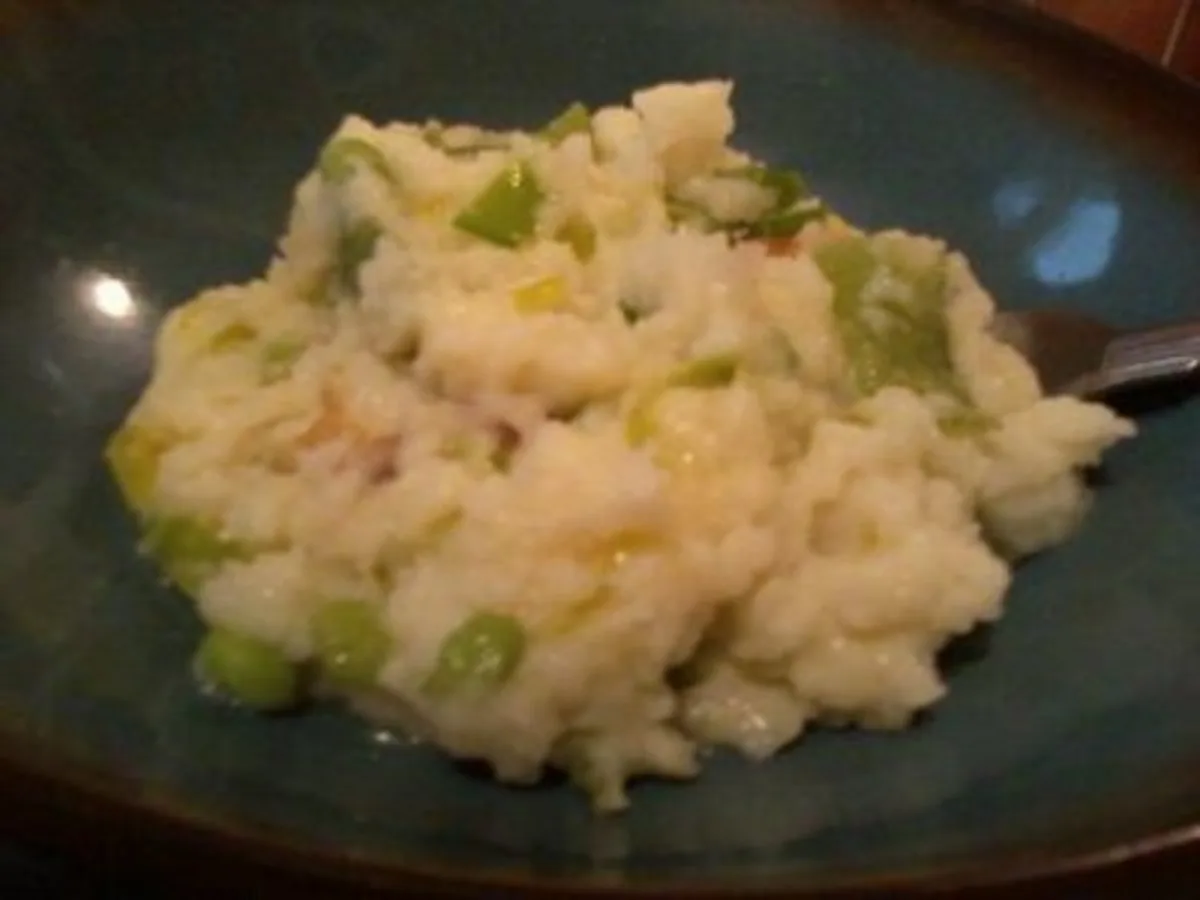 Mashed Potatoes, Green Garden Medley, Burnt Butter Sauce #5FIX