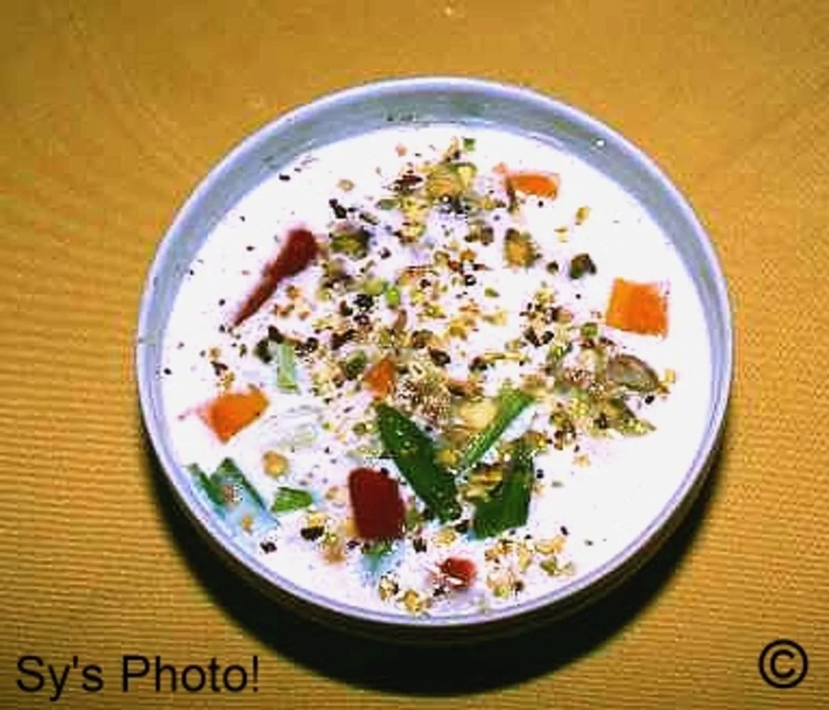 Mediterranean Summer Breeze Cold Yogurt Soup