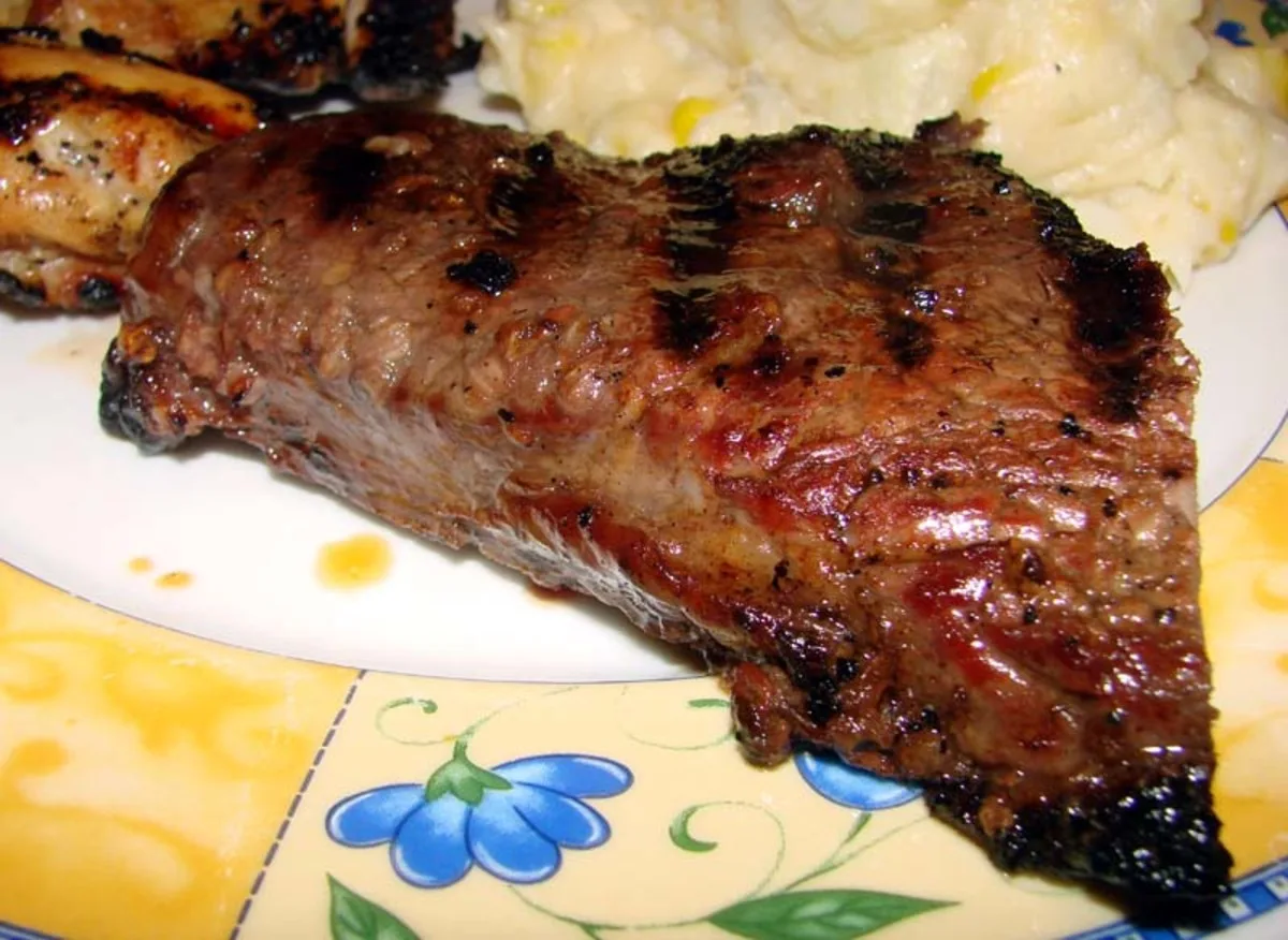 Merlot Marinated Grilled Beef