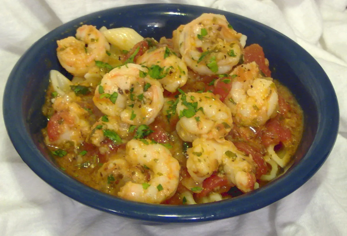 Microwave Bayou Shrimp Creole