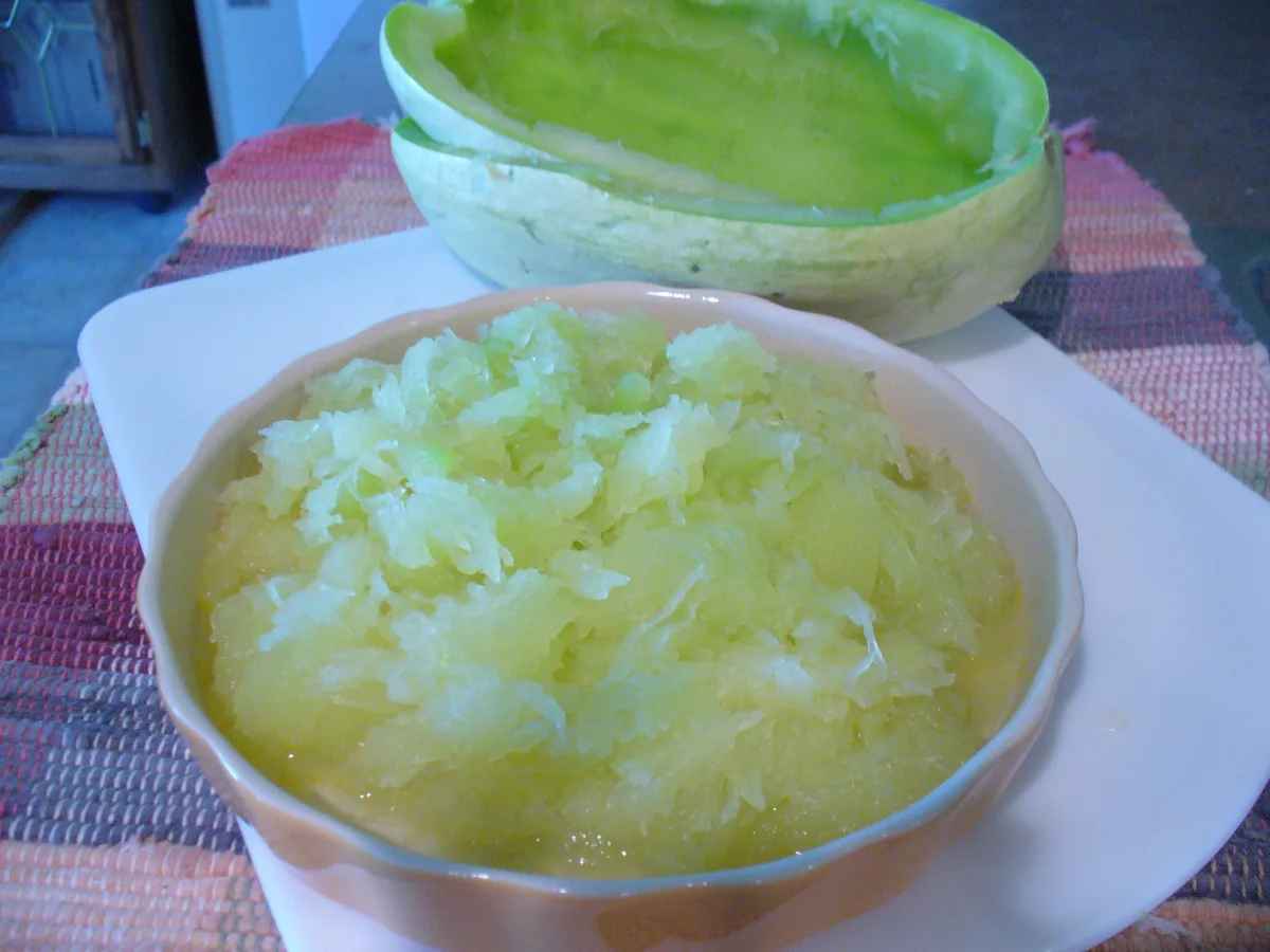 Microwave - Spaghetti Squash, Small Hubbard Squash
