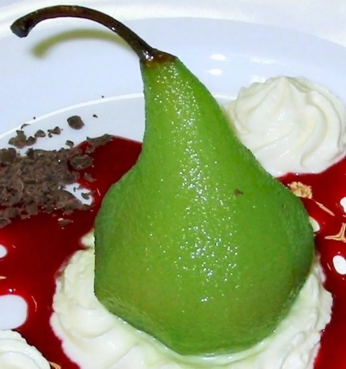 Midori Poached Pears