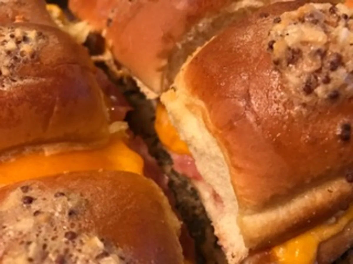 Mini Baked Ham (And Cheese) Sandwiches