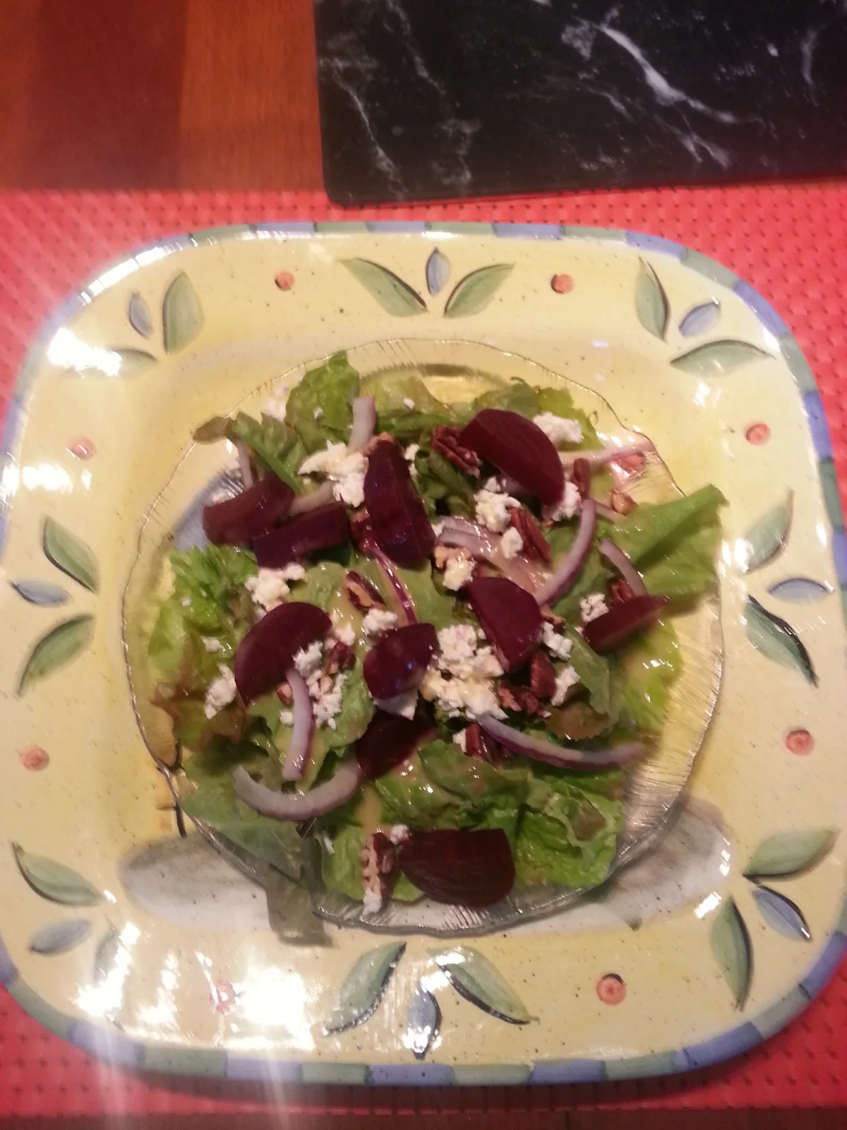 Mixed Beet Salad With Maple Dijon Dressing