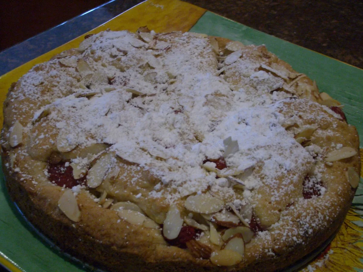 Mixed Berry Almond Cake