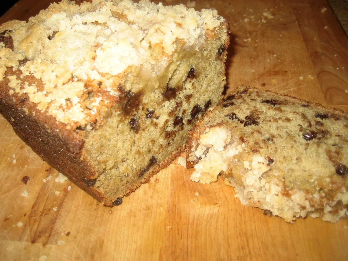 Moist Chocolate Chip Banana Bread