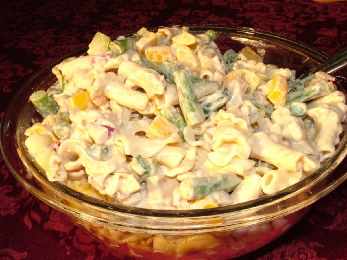 Mostaccioli Pasta Primavera Salad