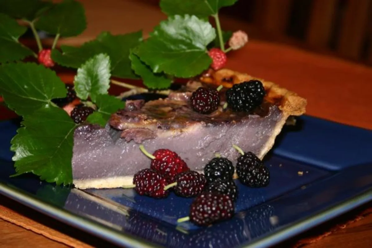 Mulberry Cream Pie