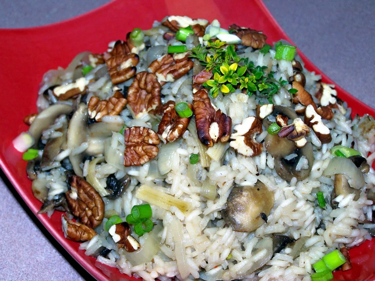Mushroom Rice Pilaf