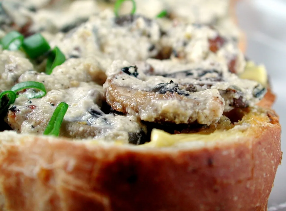 Mushroom Stroganoff on Toast