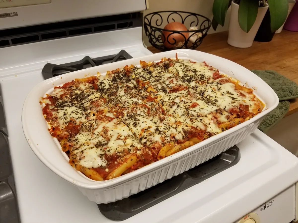 My Spicy Baked Ziti