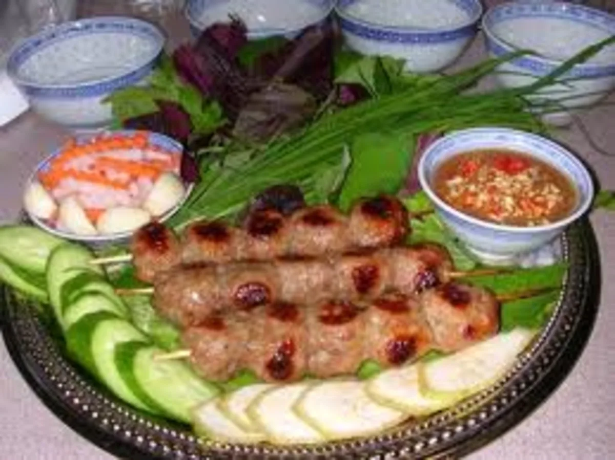 Nem Nuong (Vietnamese Grilled Pork Patties)