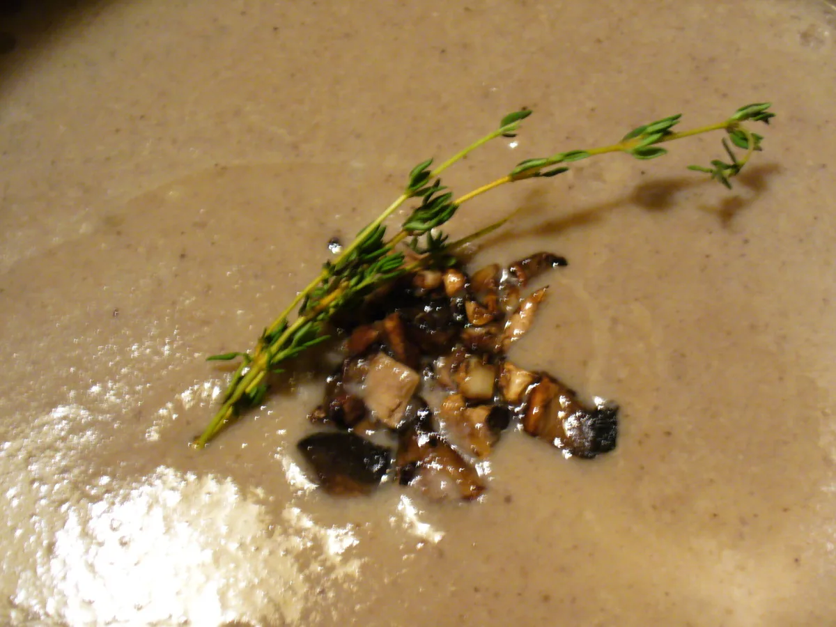 New England Soup Factory's Creamy Wild Mushroom Soup