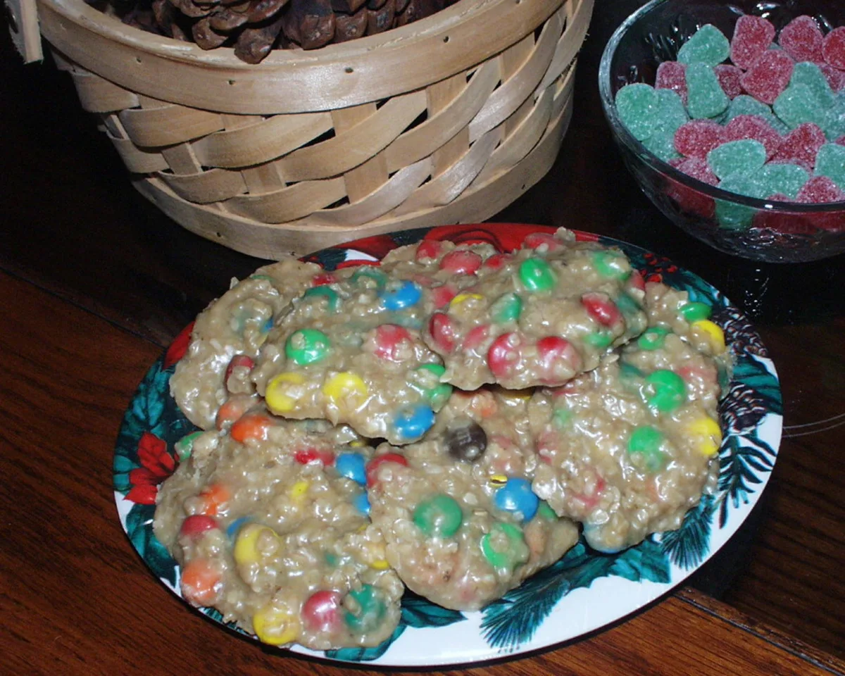 No-Bake M & M Cookies