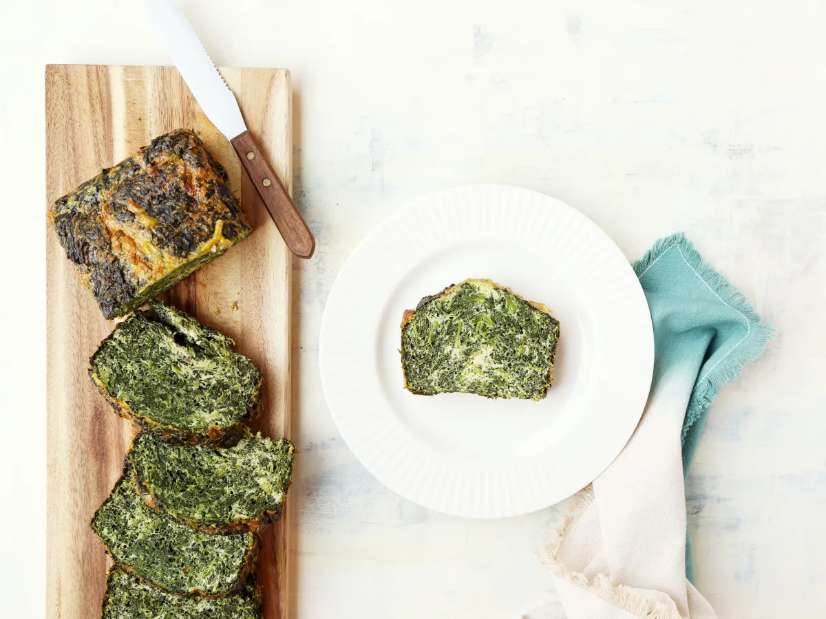 No Carb Spinach Bread