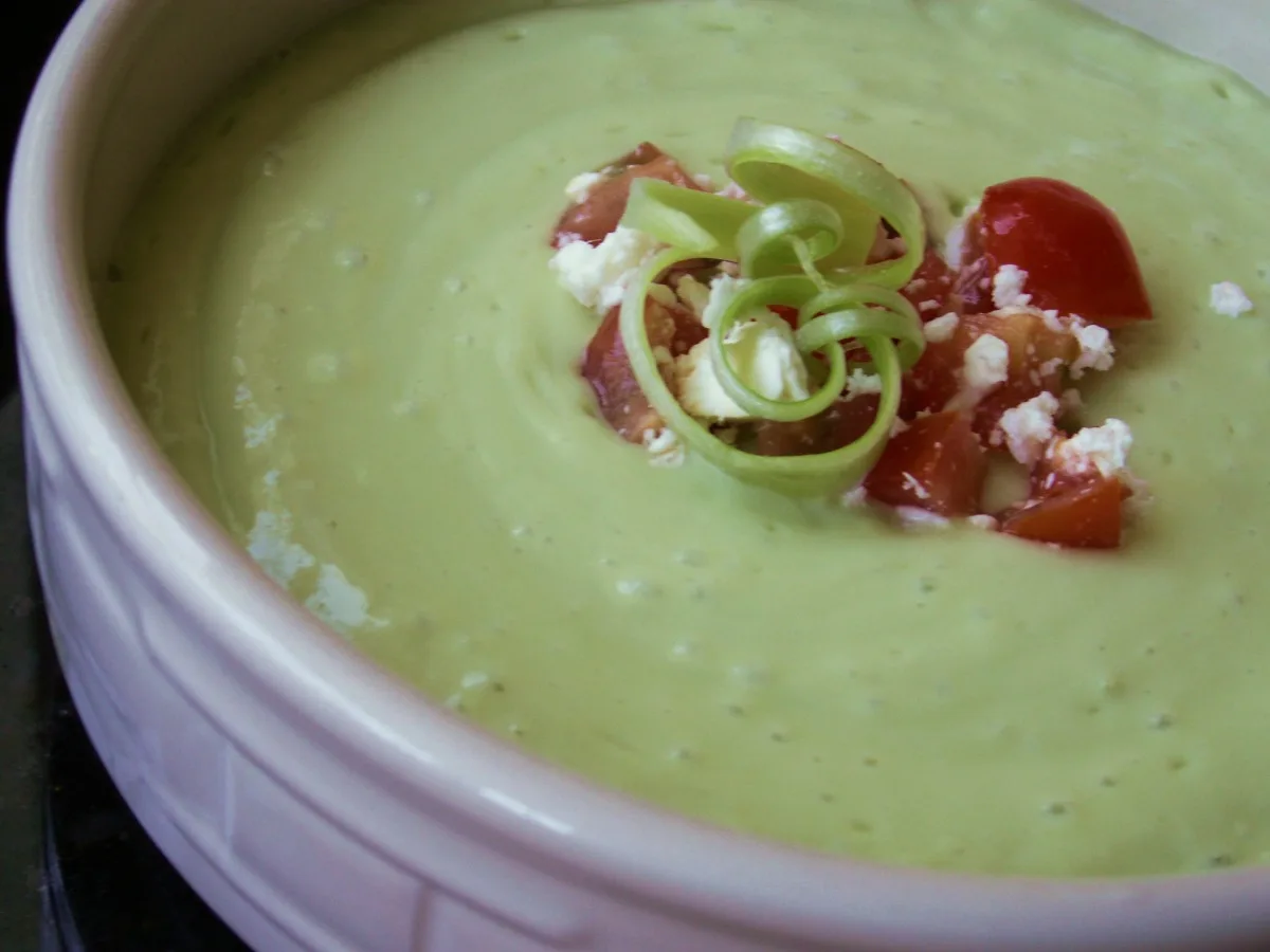 No Cook Avocado Bisque (Rachael Ray)