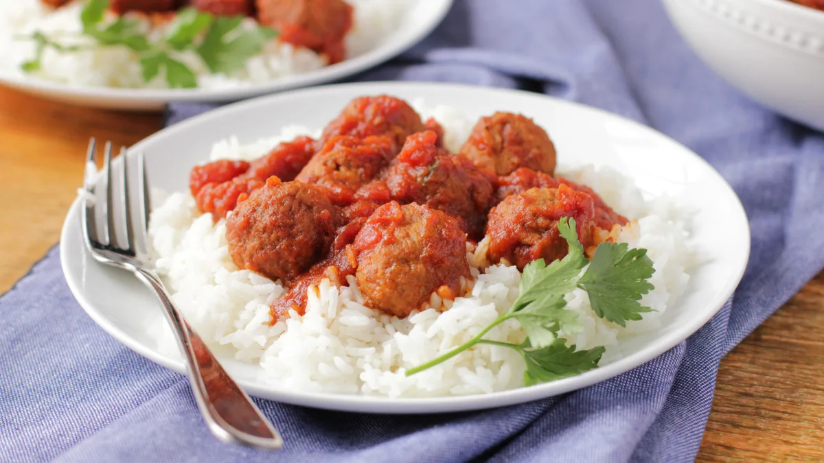 Not Too Sweet & Sour Meatballs (Crock Pot)