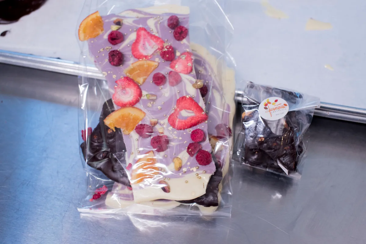 Nutty Dark Chocolate Bark