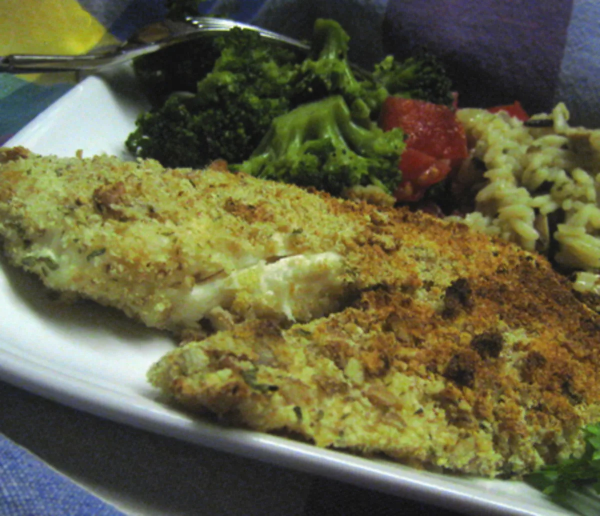 Nutty Oven Fried Fish