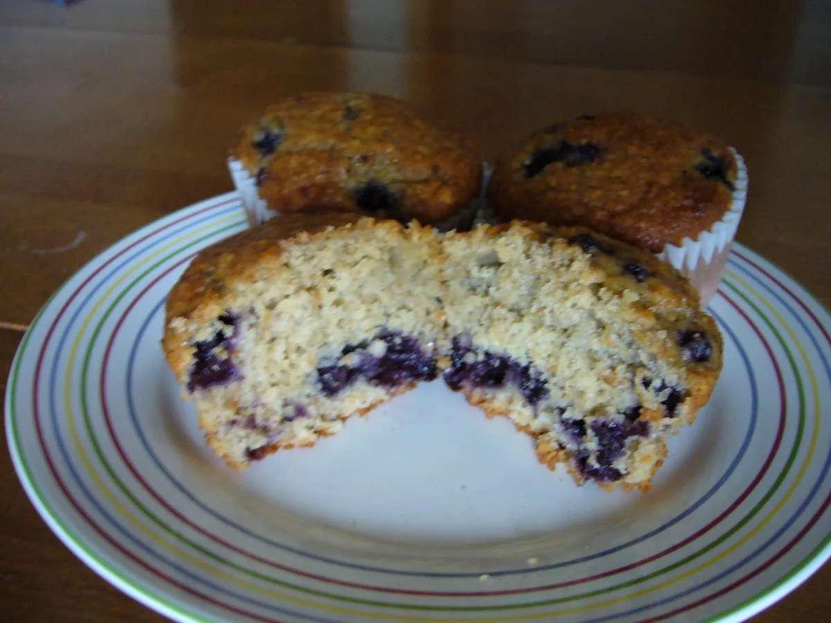 Oatmeal Blueberry Muffins