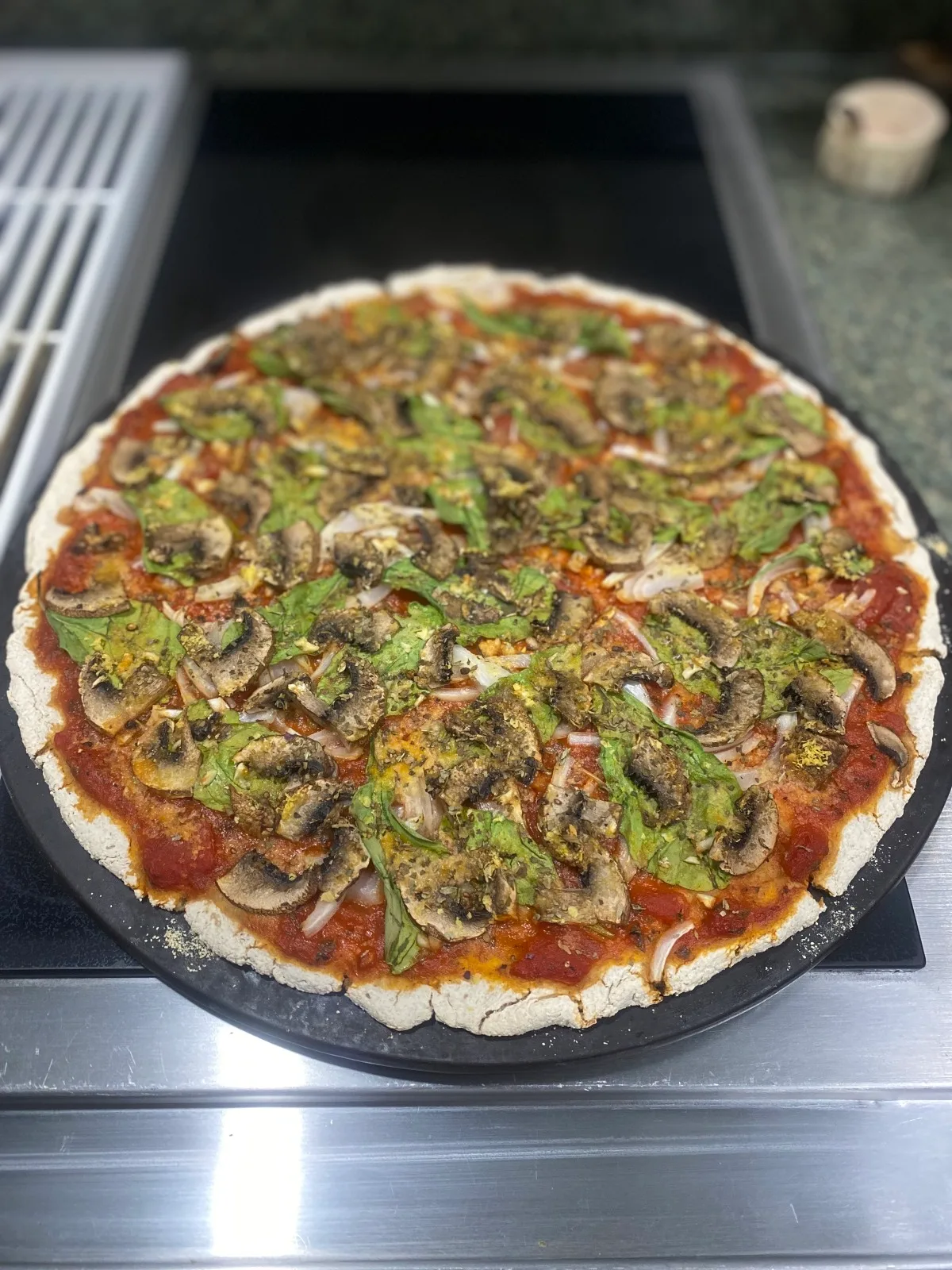 Oatmeal Pizza Crust