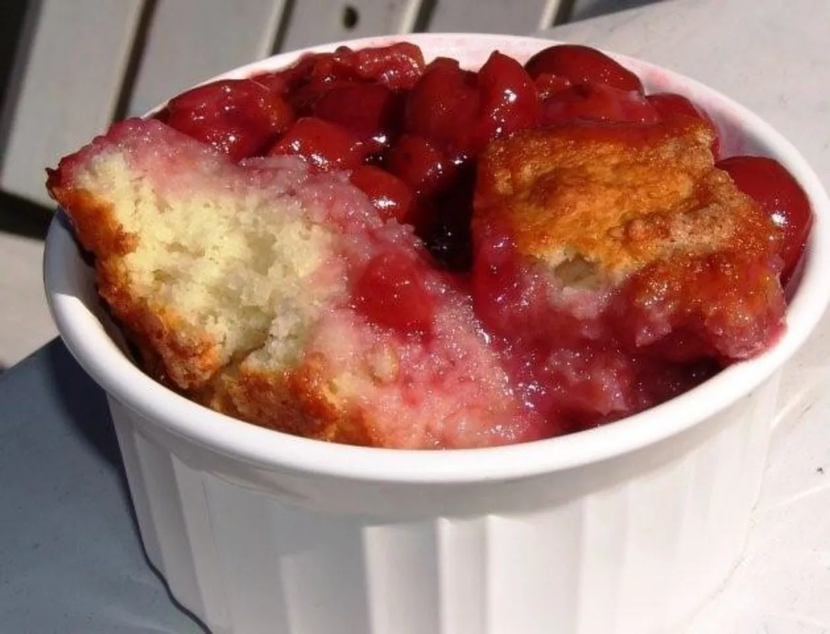 Old-Fashioned Black Cherry Cobbler