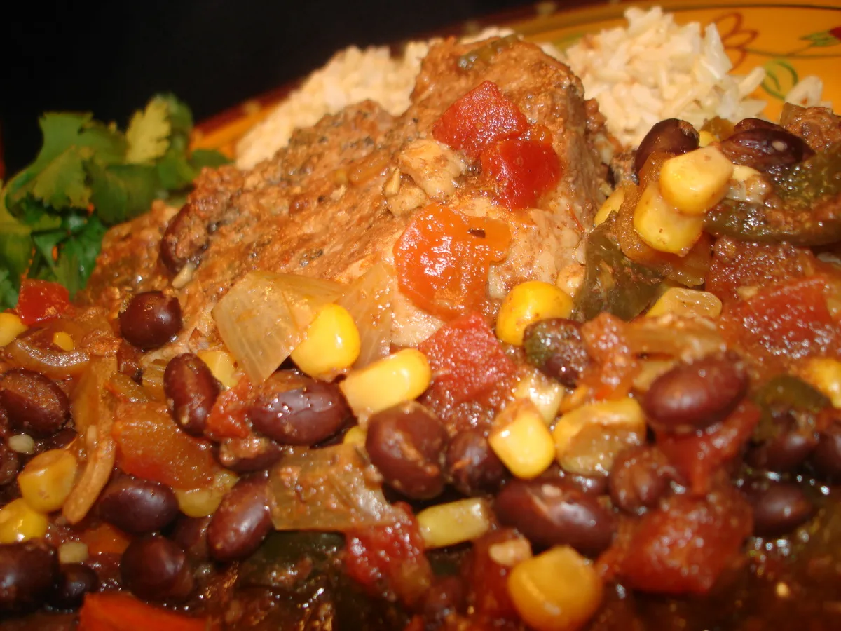 Ole Mole Mexican Pork Chops