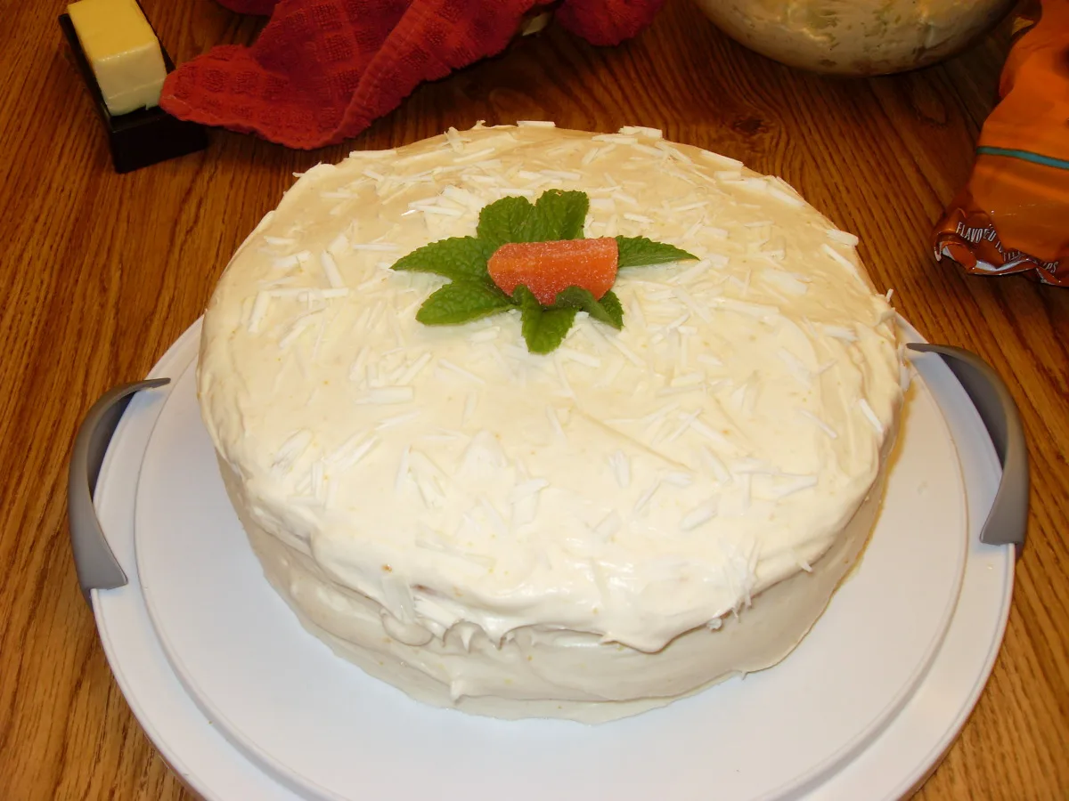Orange and White Chocolate Layer Cake
