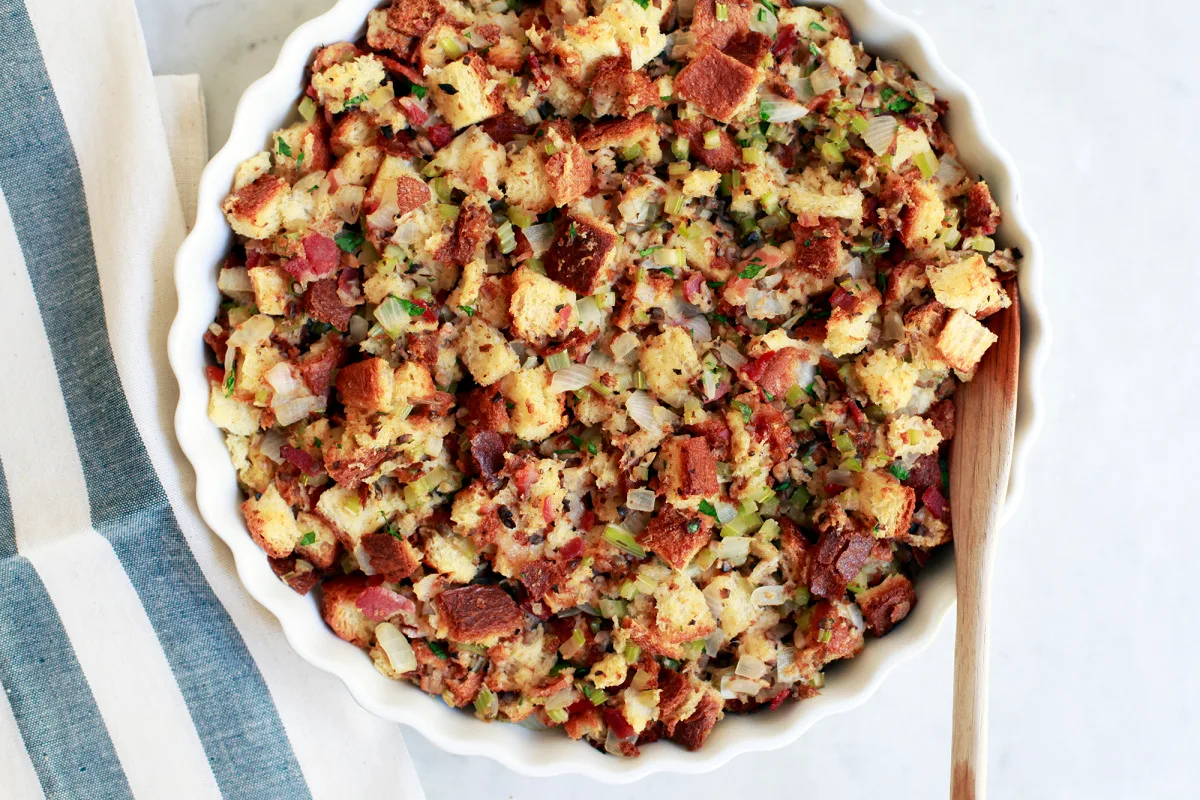 Oven-Baked Mushroom Stuffing