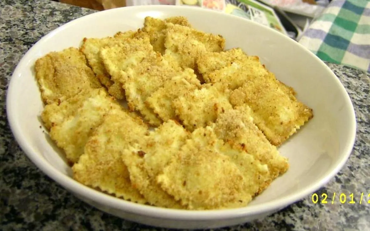 Oven Fried Ravioli