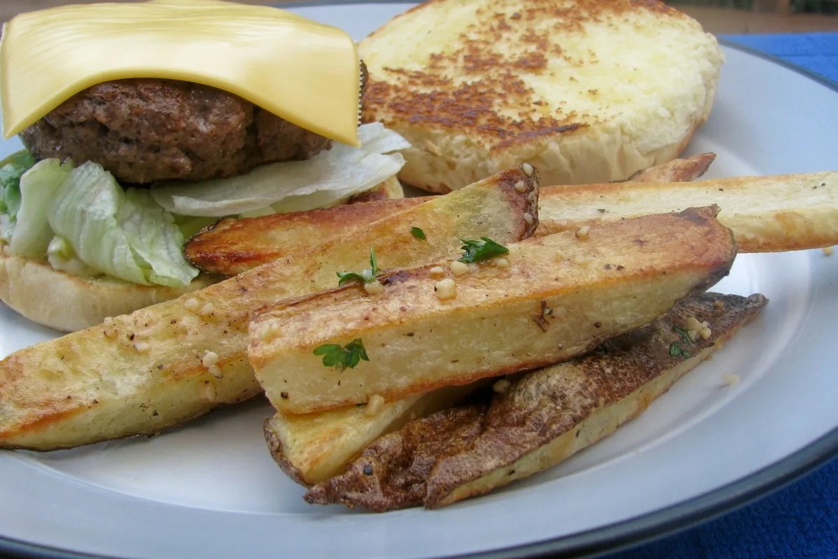 Oven Roasted Garlic Fries