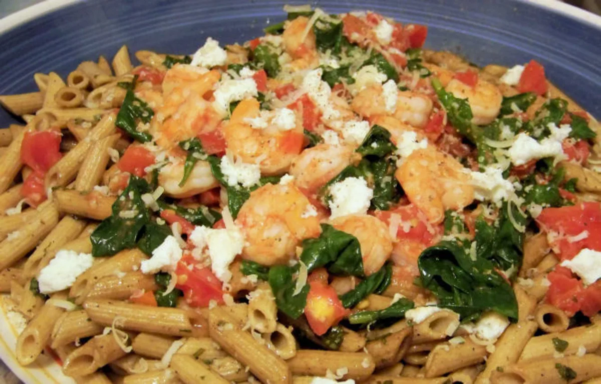 Pacific Northwest Prawn, Ricotta and Spinach Pasta