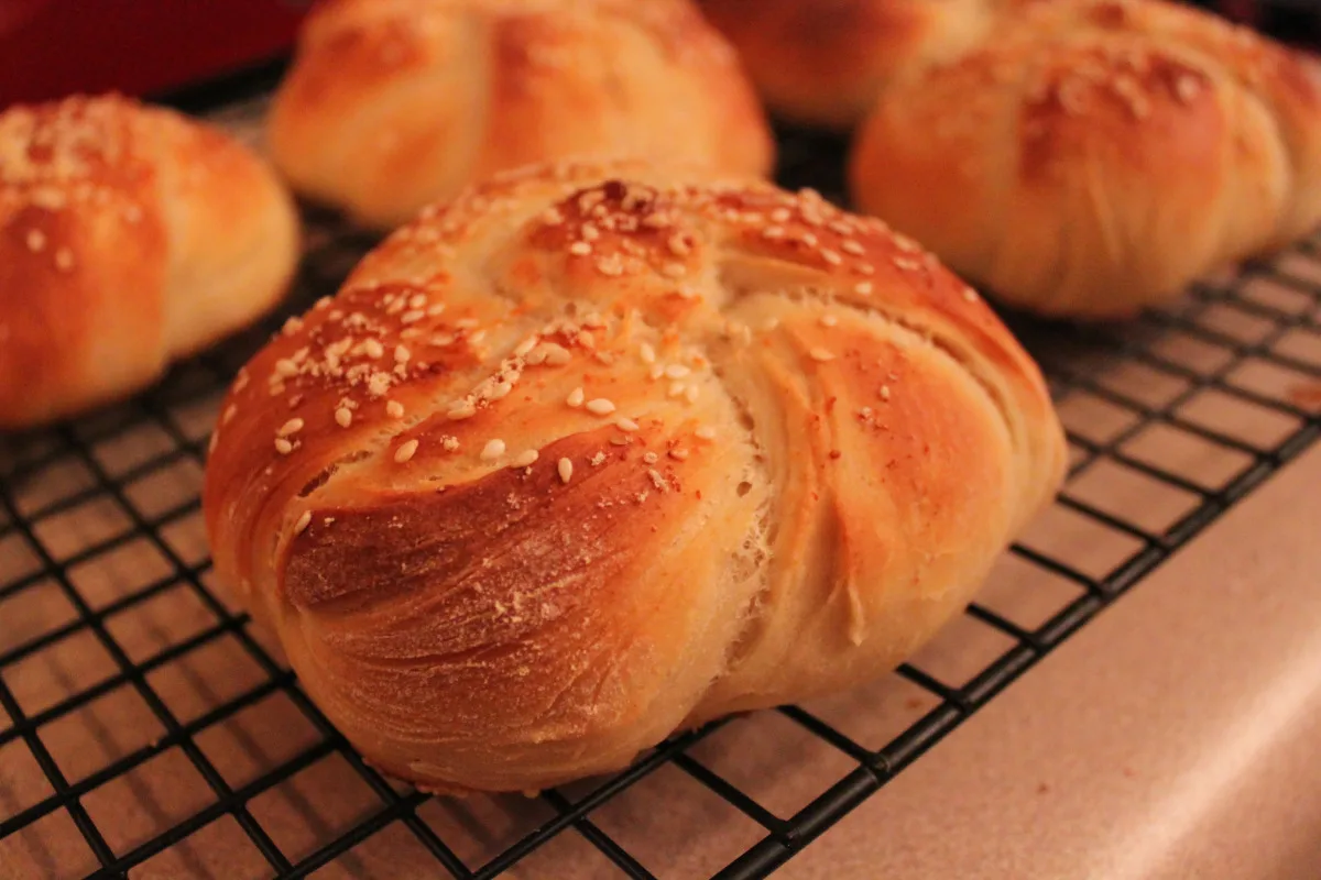 Parmesan Kaiser Rolls