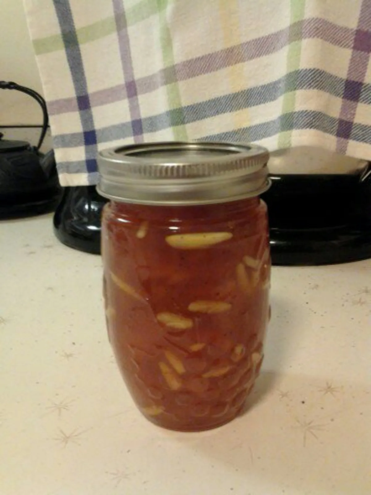 Peach-Cantaloupe-Almond Conserve