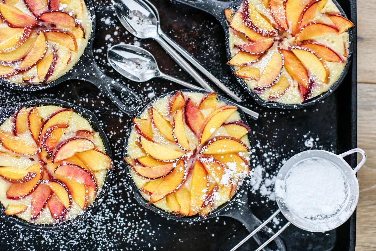 Peach or Nectarine Clafouti