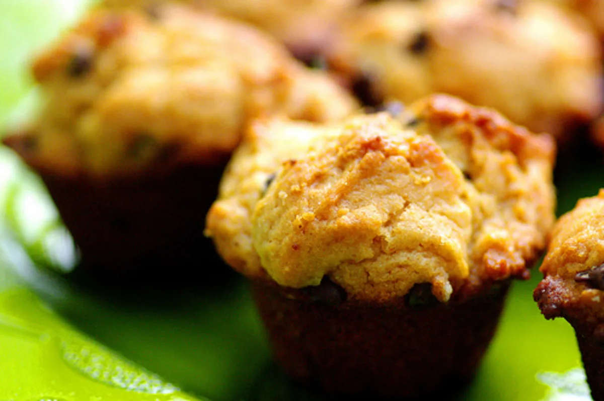 Peanut Butter Chocolate Chip Mini Muffins