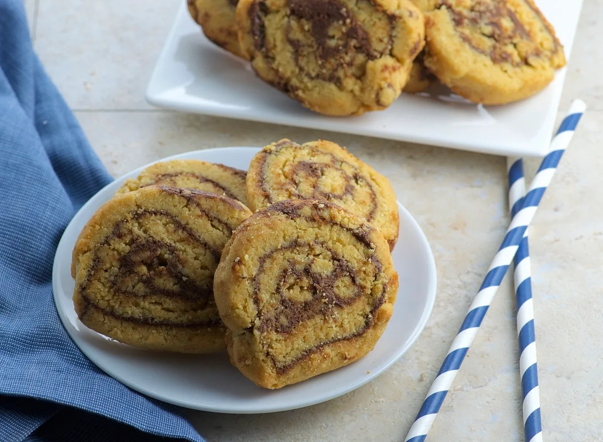 Peanut Butter Pinwheel Cookies