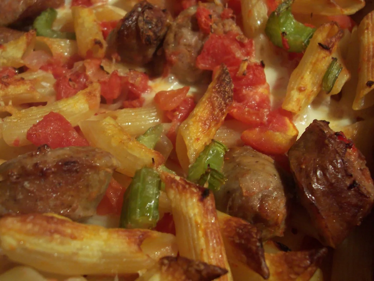 Penne & Italian Sausage Bake