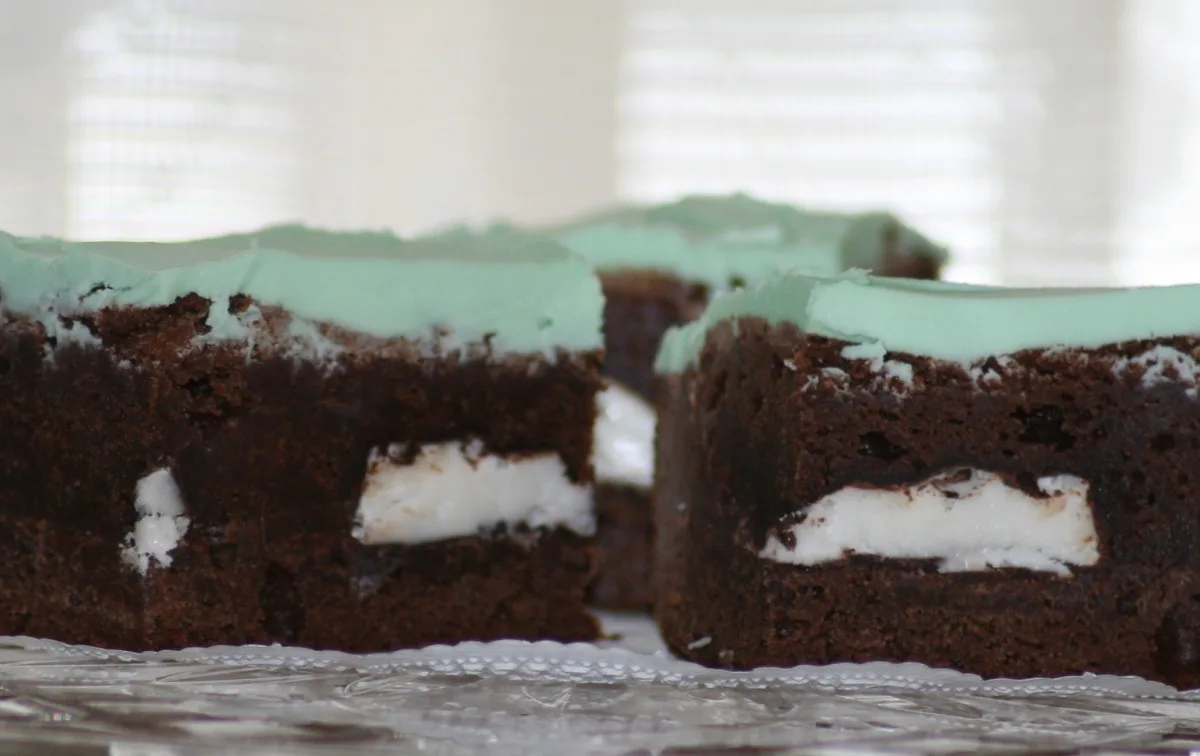Peppermint Patty Brownies