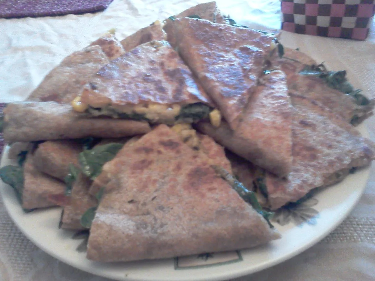 Pesto Quesadillas