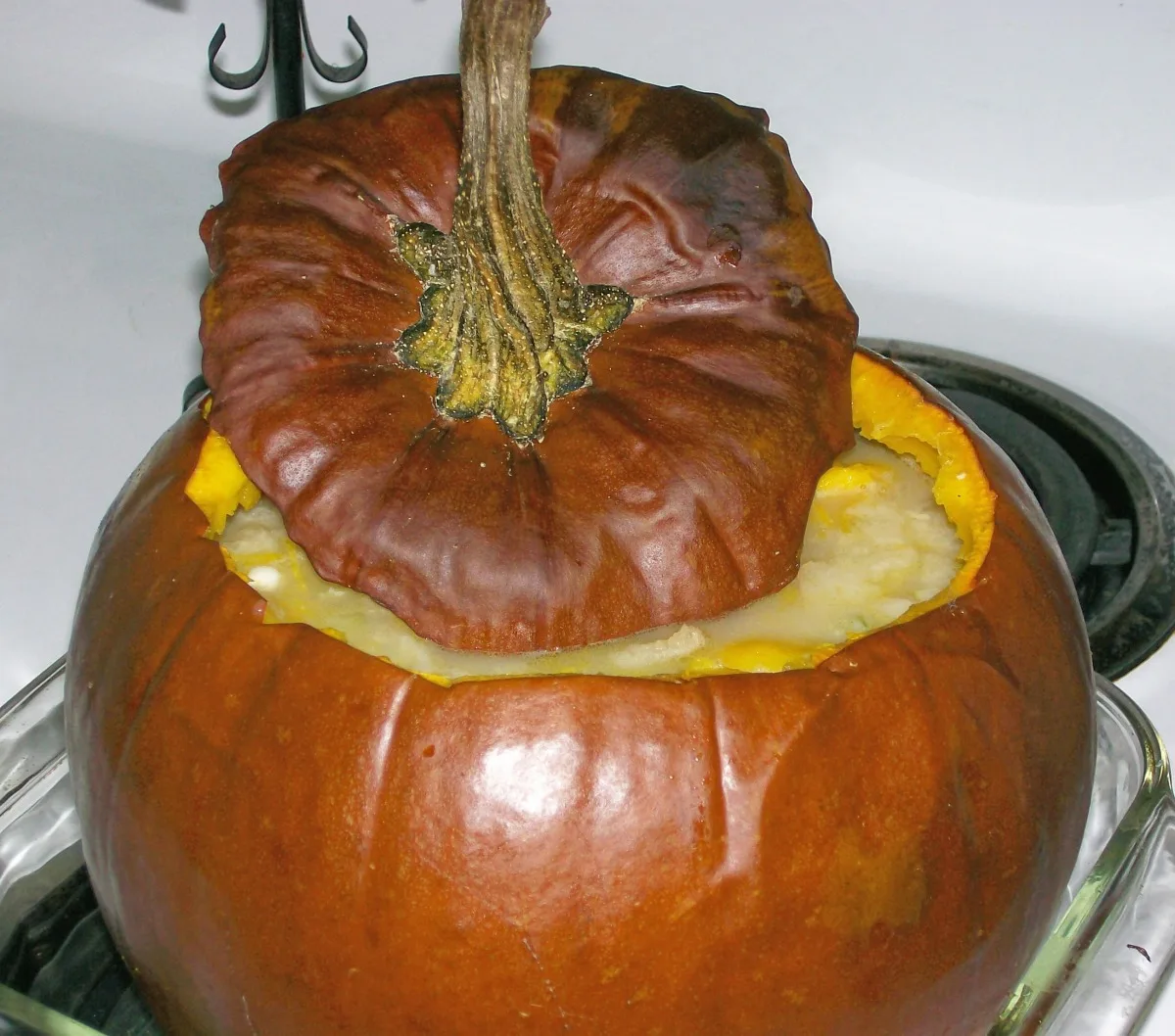 Peter Pumpkin Eater's Stuffed Pumpkin Soup
