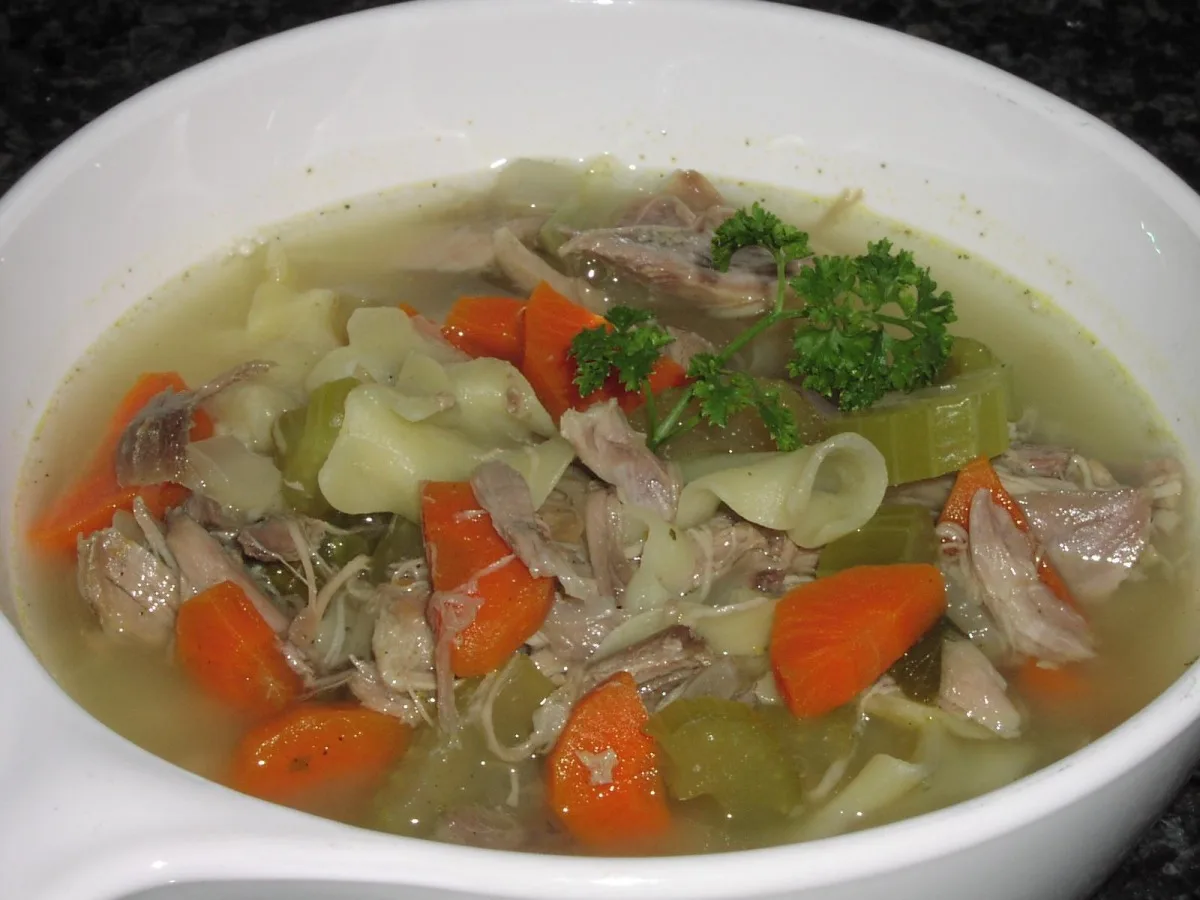 Pheasant Noodle Soup