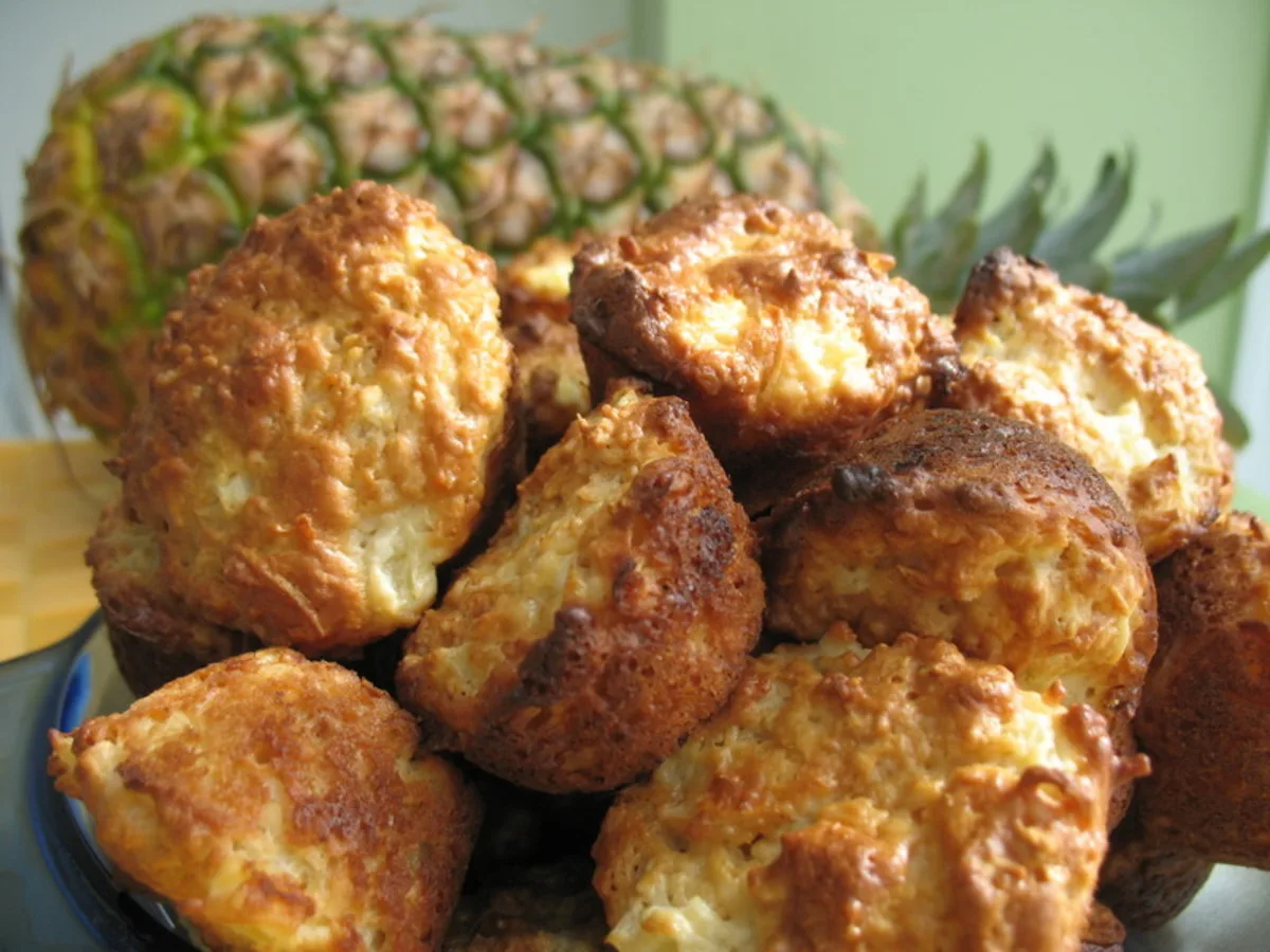 Pina Colada Mini Muffins
