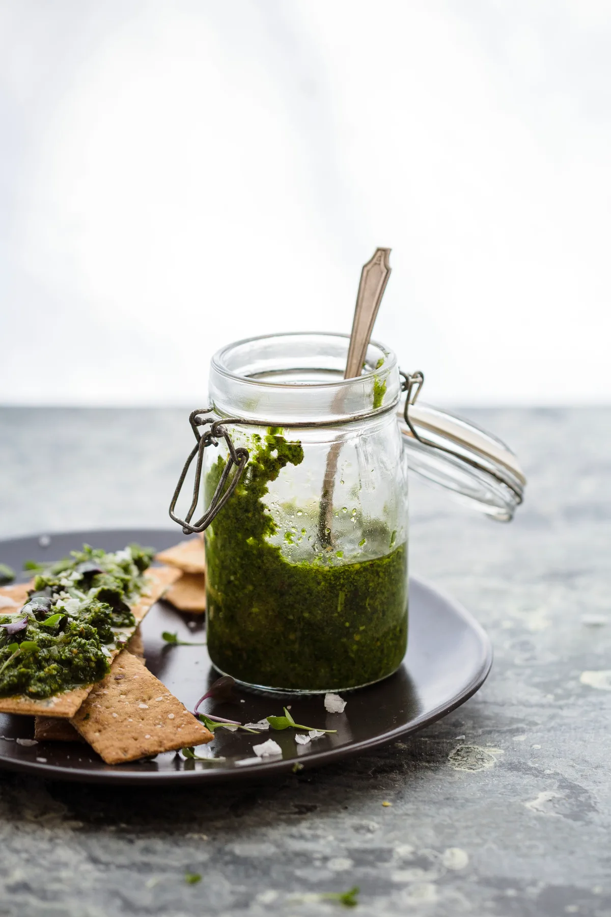 Pistachio Herb Pesto from Platters and Boards