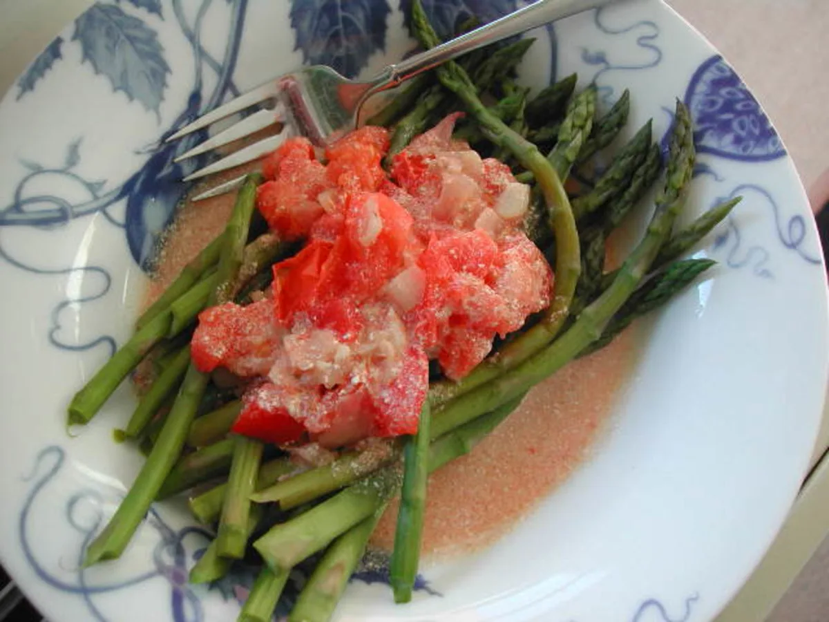 Poached Green Asparagus Recipe