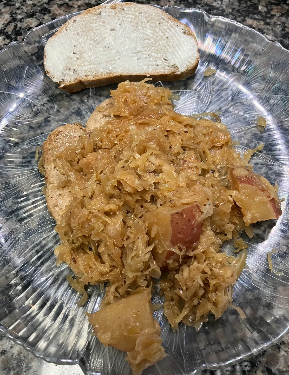 Pork Chops & Sauerkraut in Beer