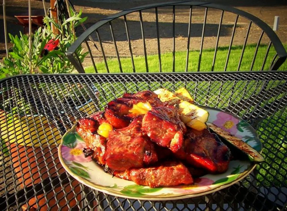 Pork Ribs  With Aloha Shoyu Sauce