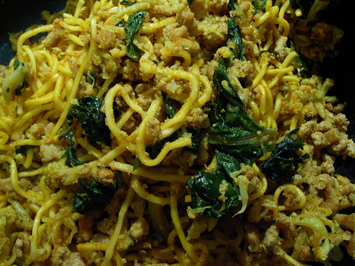 Pork Stir-Fry With Spinach