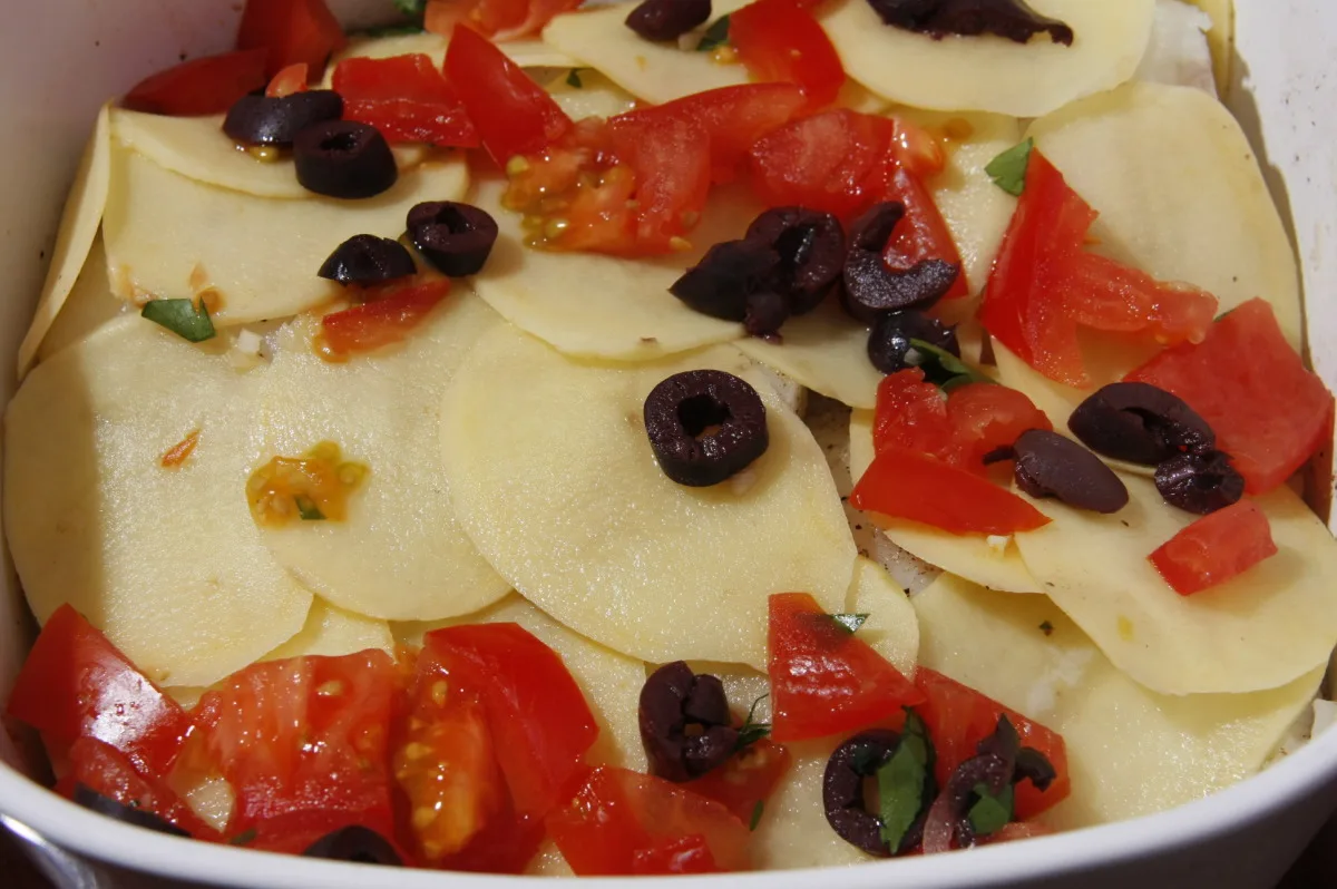 Portuguese Cod Casserole